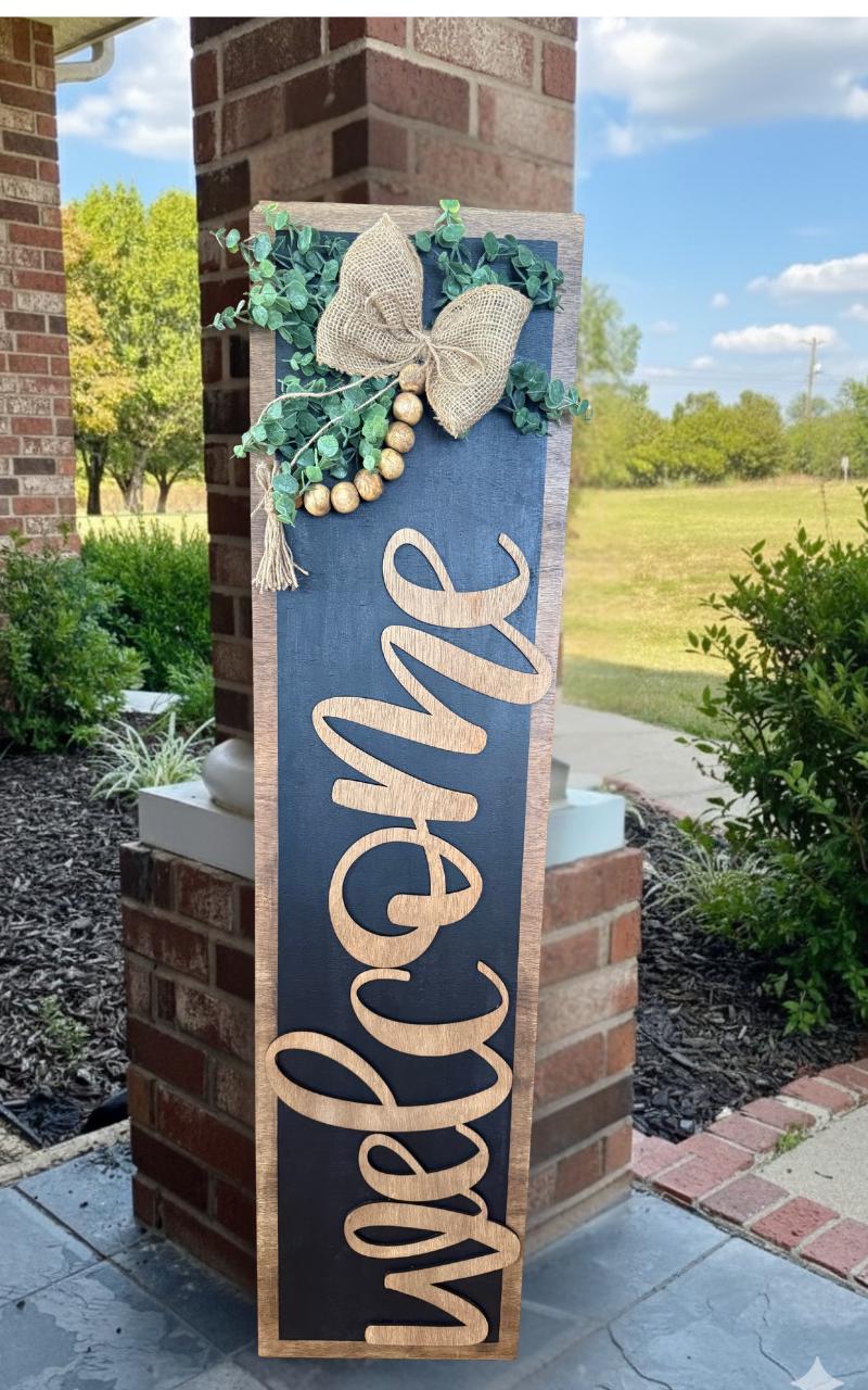 Home Sweet Home Porch Leaner and Door Hanger