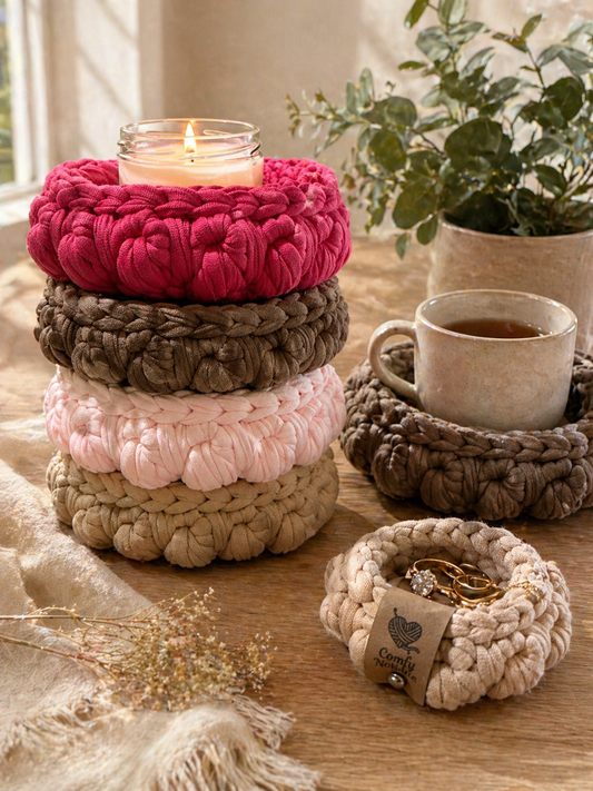 Comfy Notions / Blankets & Crochet Creations – Rustic Wood Design and More